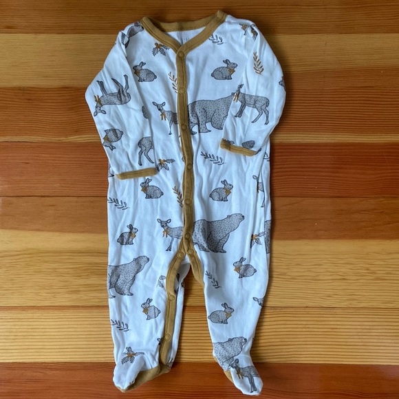 Carter's Other - Little Planet Christmas organic footies